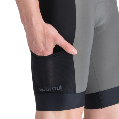 Kurze Trägerhose SPORTFUL SUPERGIARA 2 Grau/Schwarz