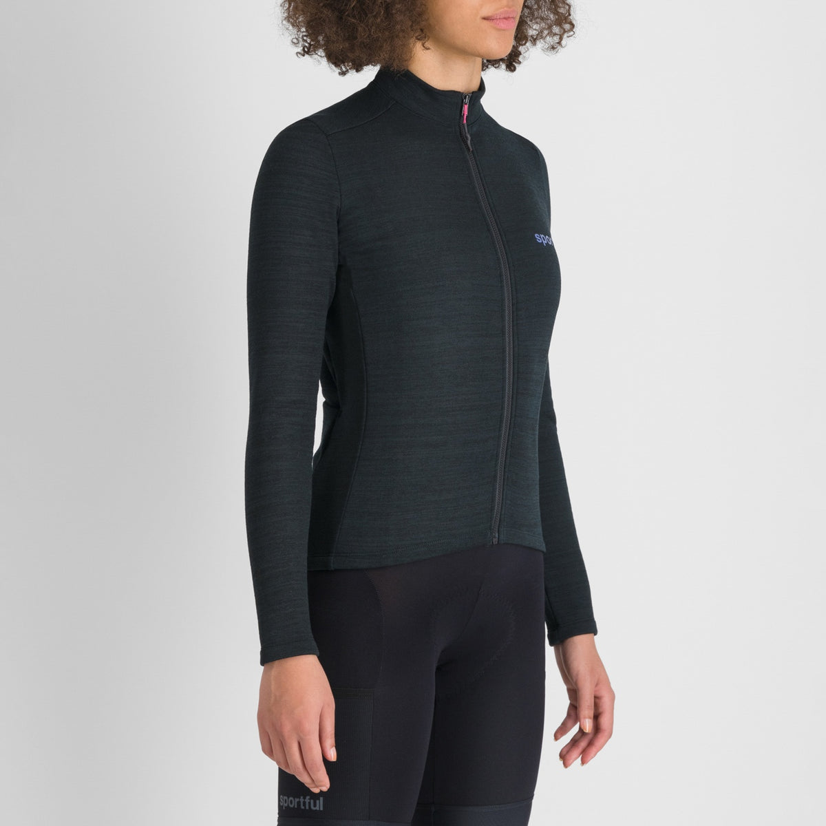 SPORTFUL SUPERGIARA WOOL Damen-Langarmtrikot Schwarz