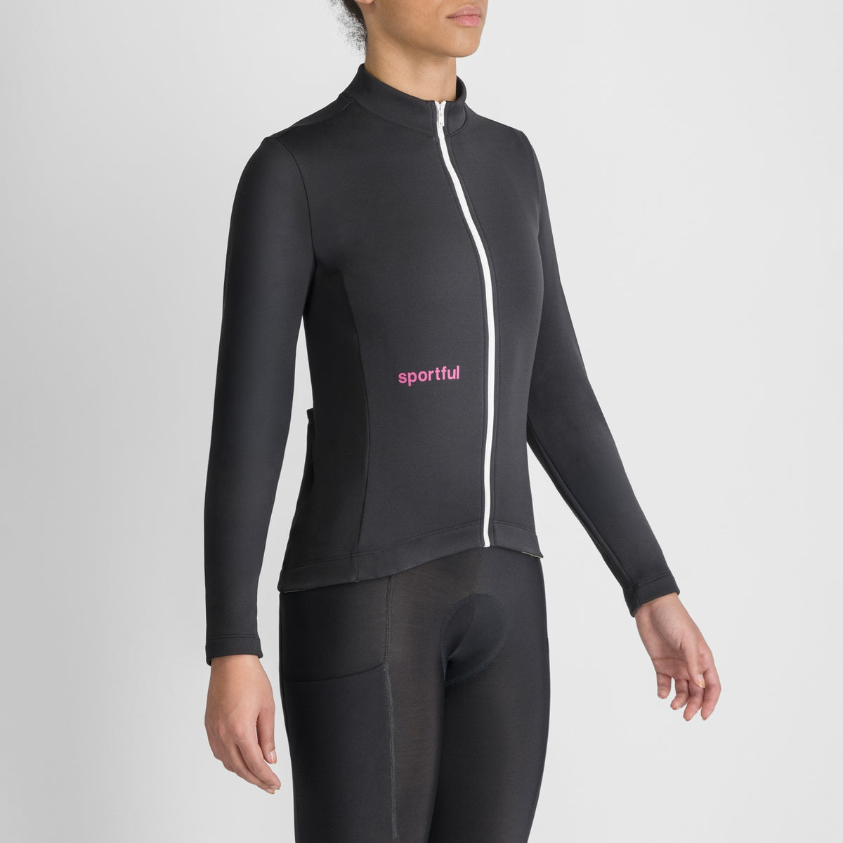 SPORTFUL CLASSIC Damen-Langarmtrikot Schwarz
