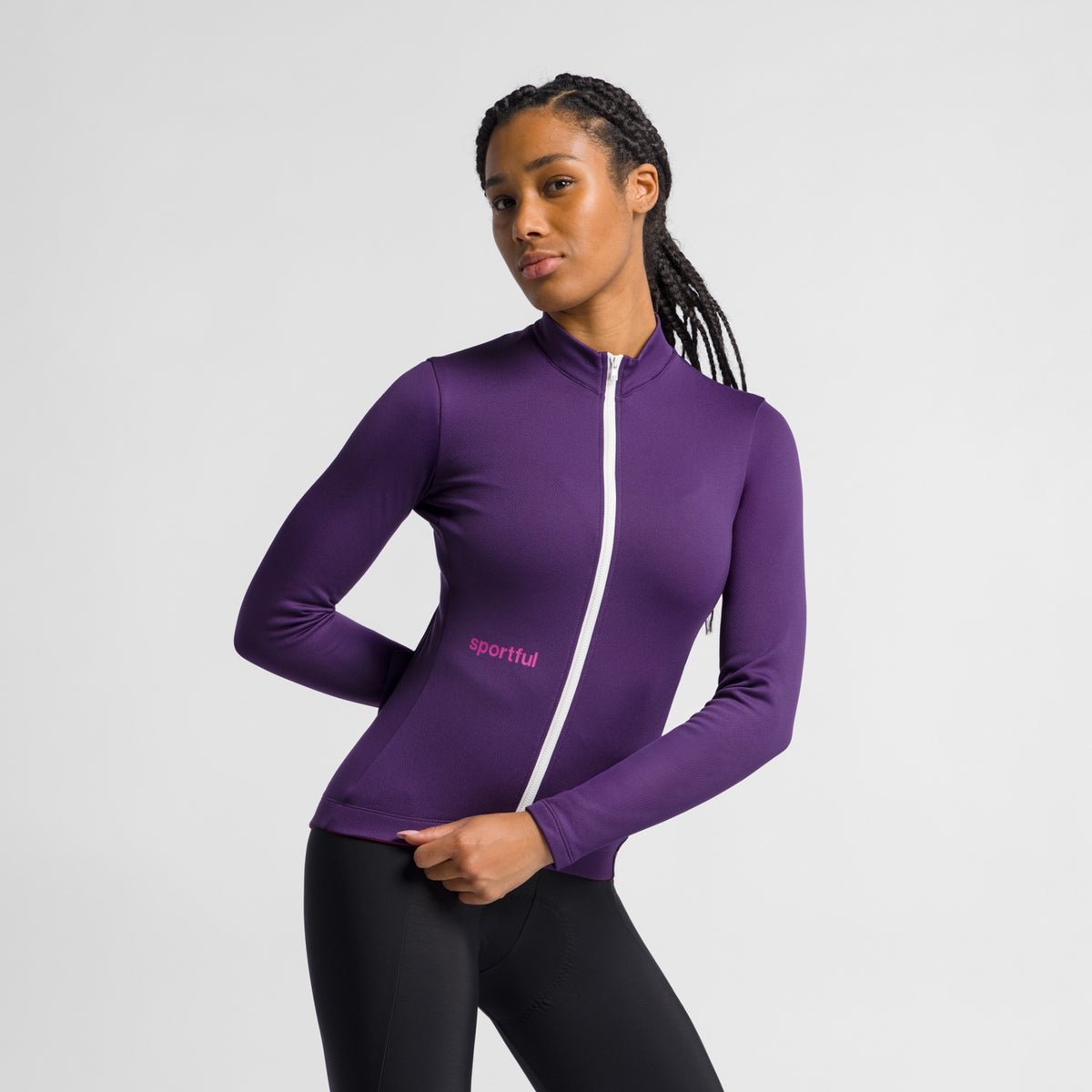 SPORTFUL CLASSIC Damen-Langarmtrikot Violett