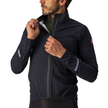 Jacke CASTELLI EMERGENCY 2 RAIN Schwarz