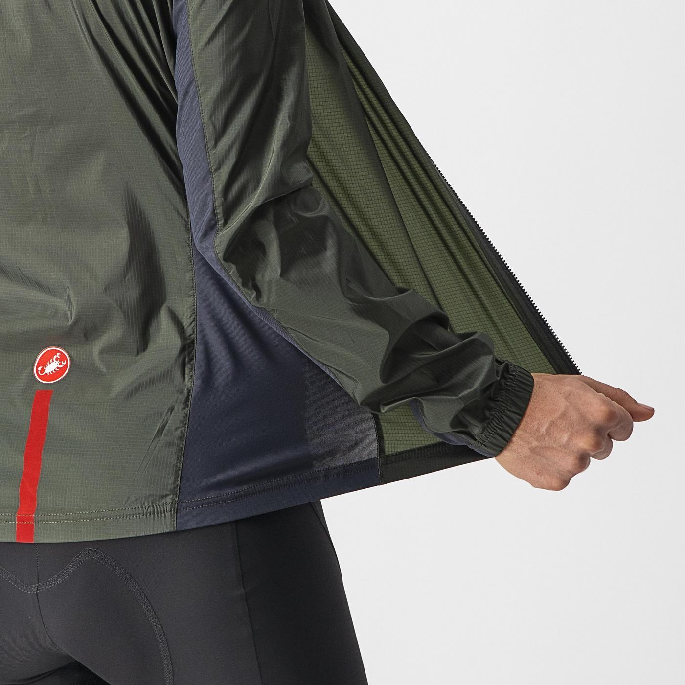 CASTELLI SQUADRA STRETCH Jacke Frau Khaki