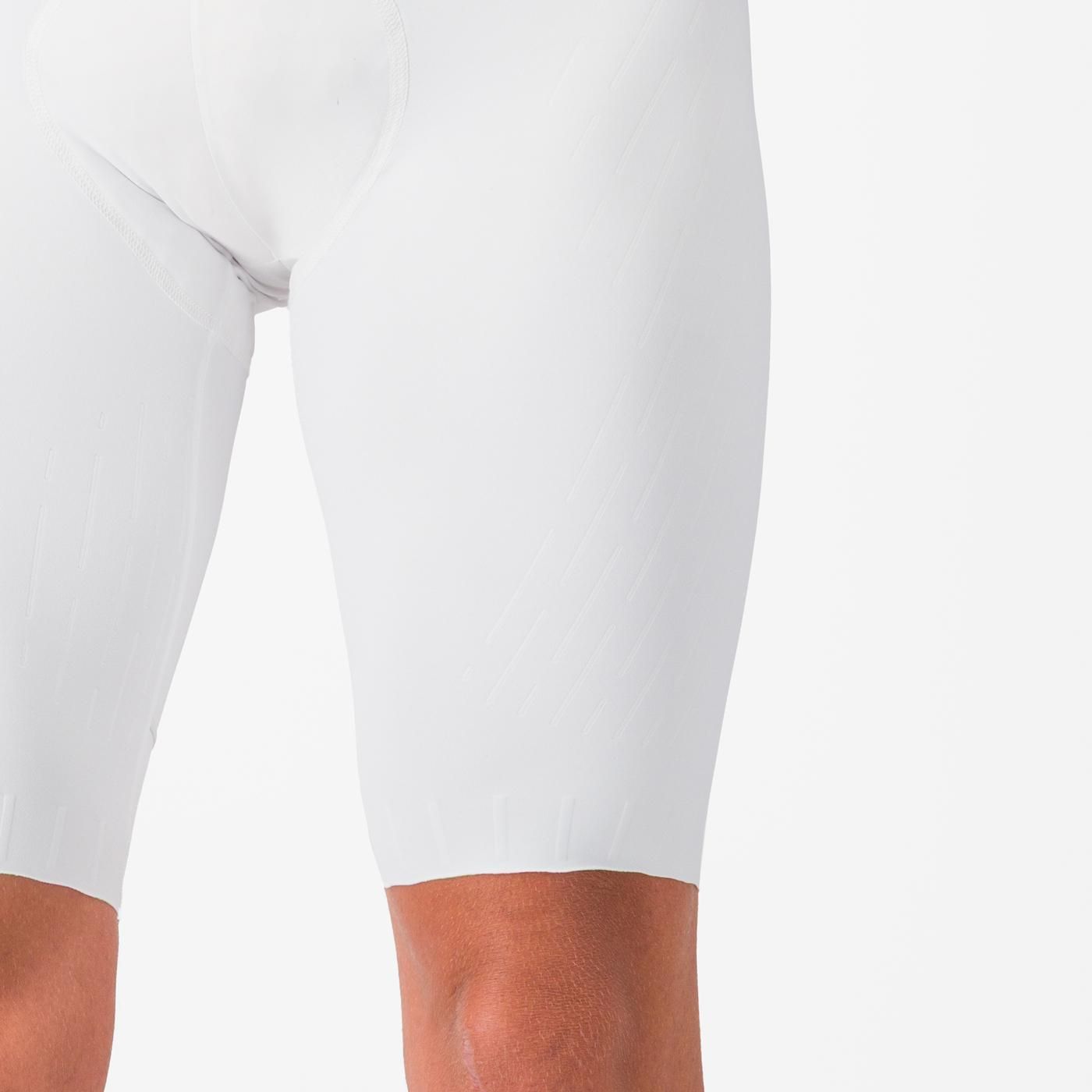 CASTELLI FREE AERO RACE S Kurze Trägerhose Weiß