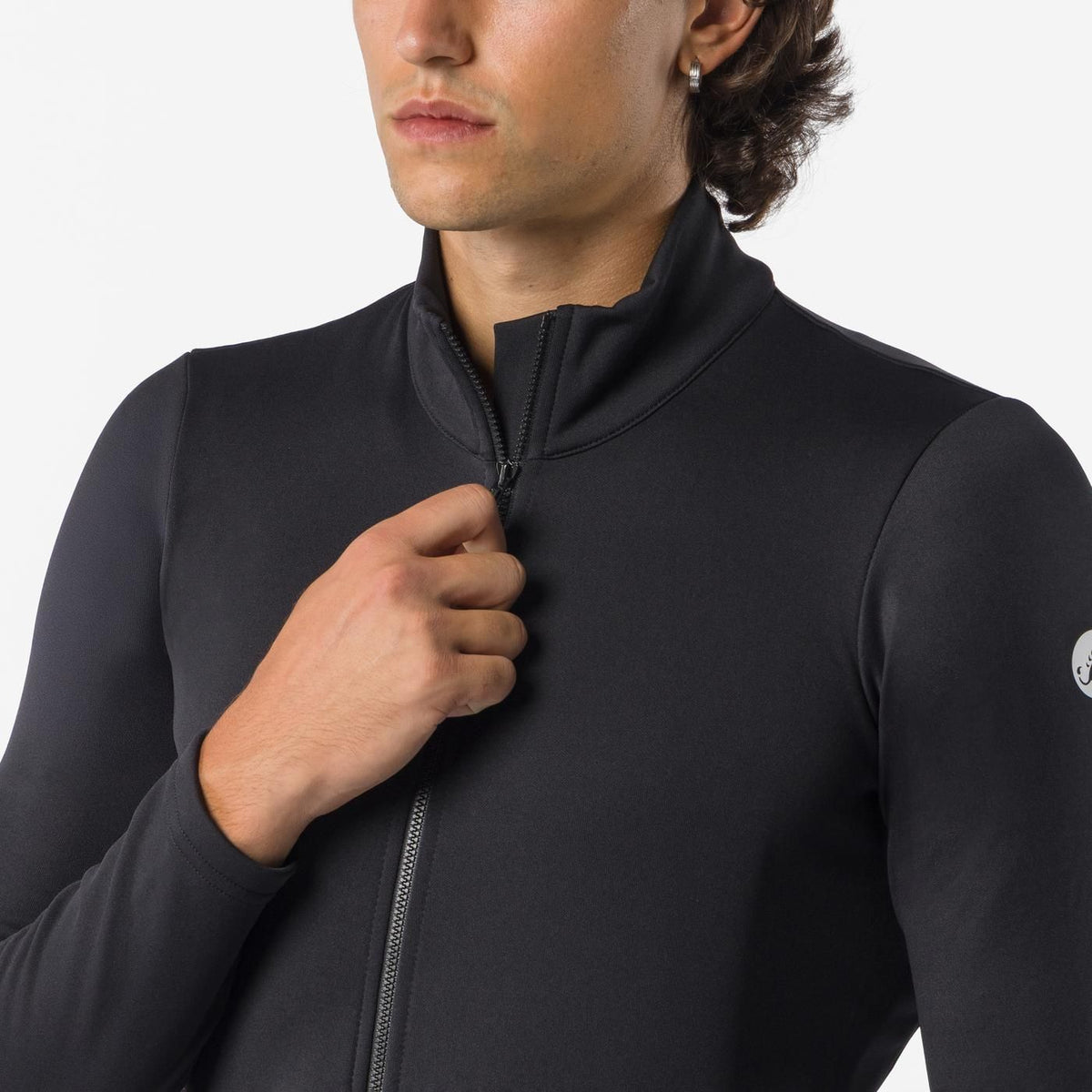 Trikot CASTELLI COMPETIZIONE THERMAL Langarm Schwarz