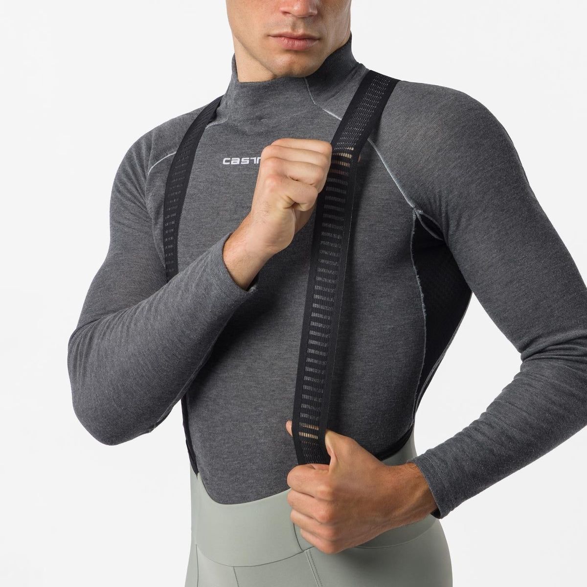 Lange Trägerhose CASTELLI ESPRESSO 2 Grün