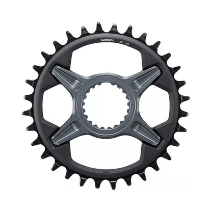 SHIMANO SLX M7100 Kettenblatt für Einfachantrieb, 12-fach, Direct Mount — Ansicht des Kettenblatts vor weißem Hintergrund