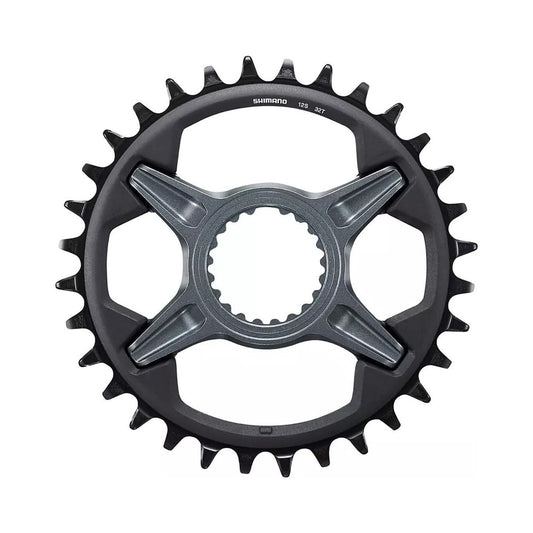 SHIMANO SLX M7100 Kettenblatt für Einfachantrieb, 12-fach, Direct Mount — Ansicht des Kettenblatts vor weißem Hintergrund