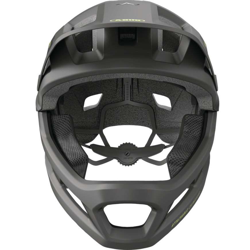 ABUS YOUDROP FF Junior Velvet Mountainbike-Helm, schwarz