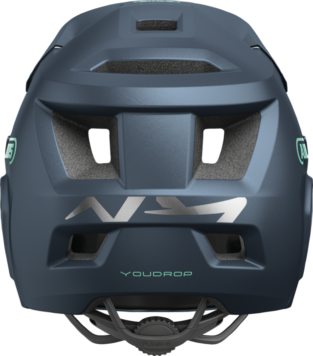 ABUS YOUDROP FF Junior Mountainbike-Helm, Midnight Blau