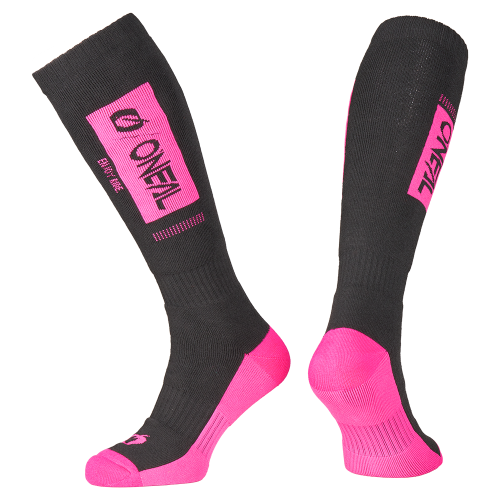 Socken O'NEAL PRO MX RW Schwarz/Rosa