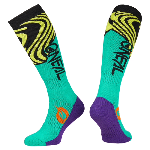 O'NEAL PRO MX NOVA Junior Socken Türkis/Gelb