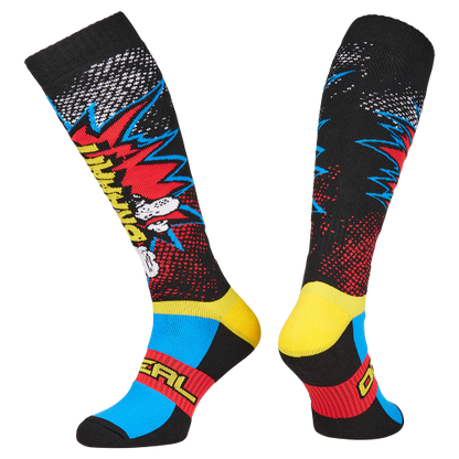 Socken O'NEAL PRO MX BRAAAPP Schwarz/Mehrfarbig