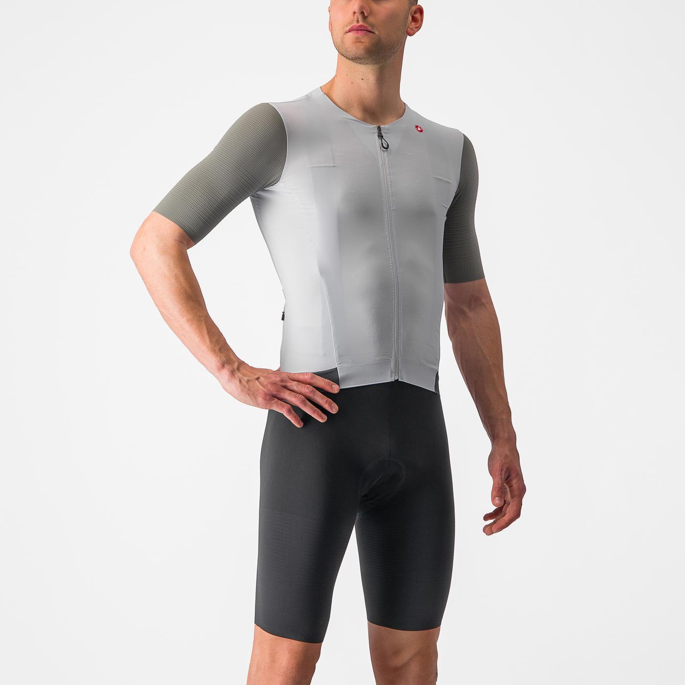 CASTELLI PREMIO Trikot Kurzarm Schwarz/Grau