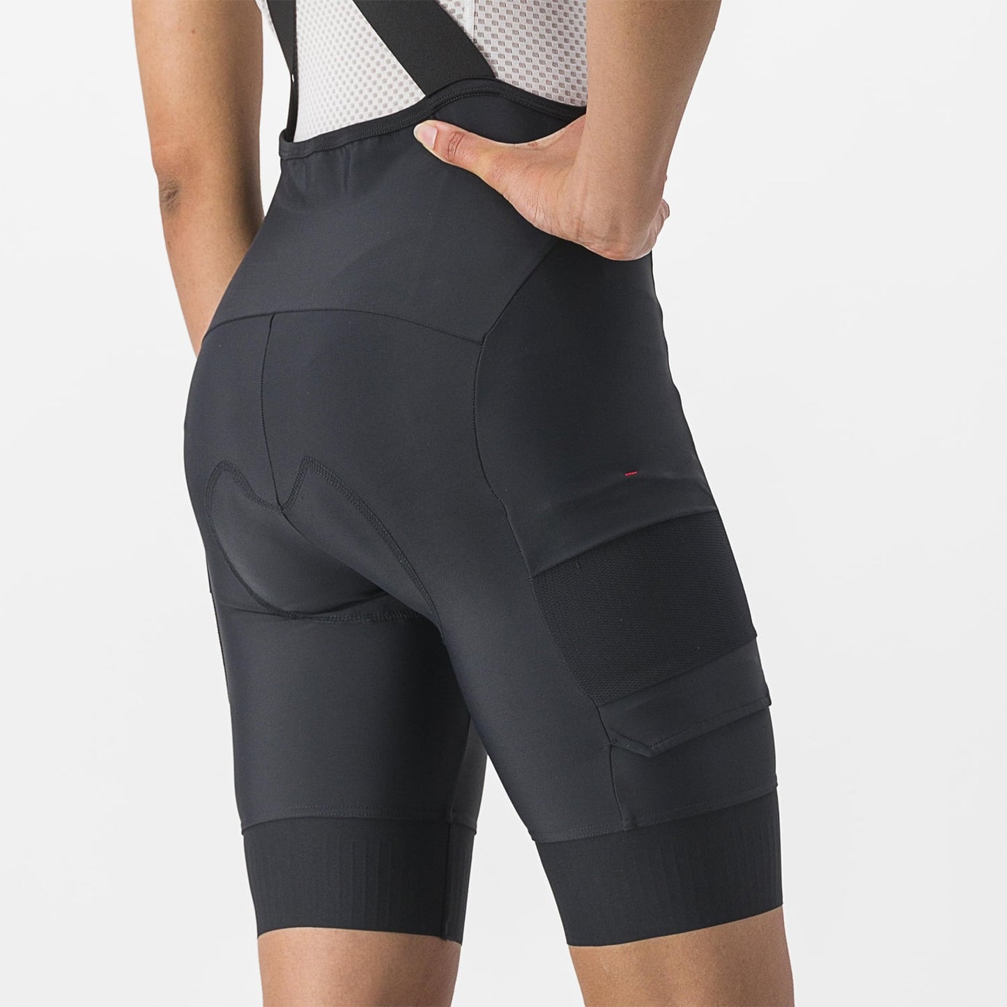 CASTELLI UNLIMITED CARGO Damen Kurze Brettlhose Schwarz