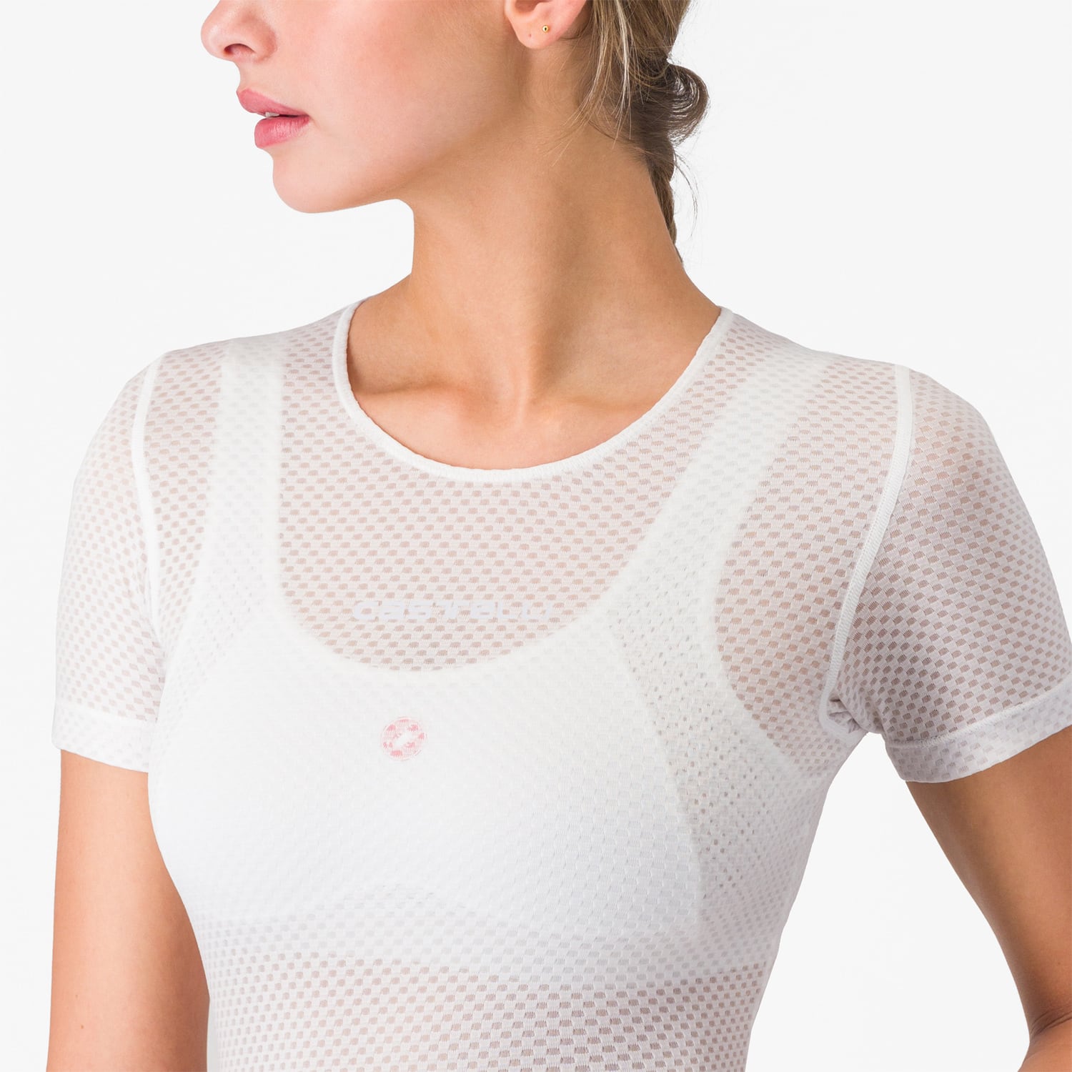 rennrad unterwäsche damen Unterwäsche CASTELLI PRO MESH Damen Kurzarm Weiß – Probikeshop