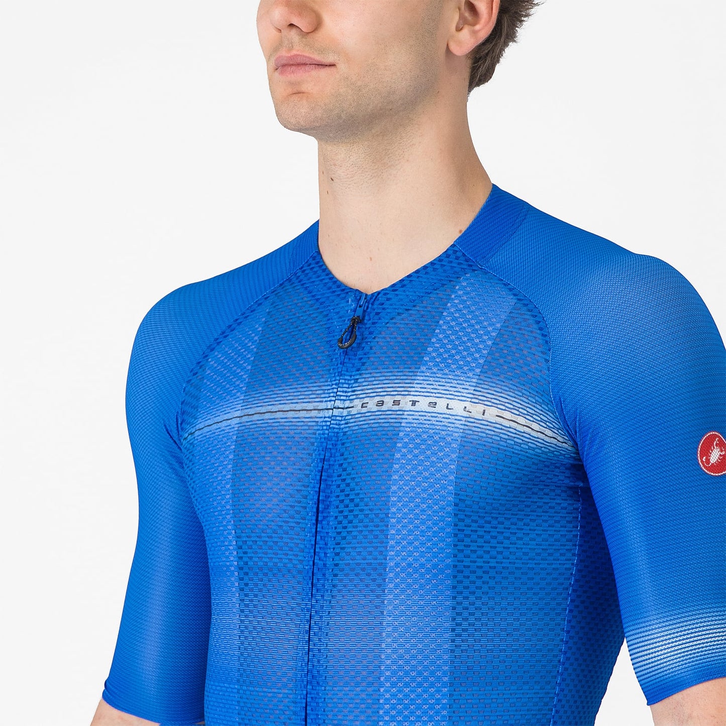 Trikot CASTELLI CLIMBER'S A/C Kurzarm Blau