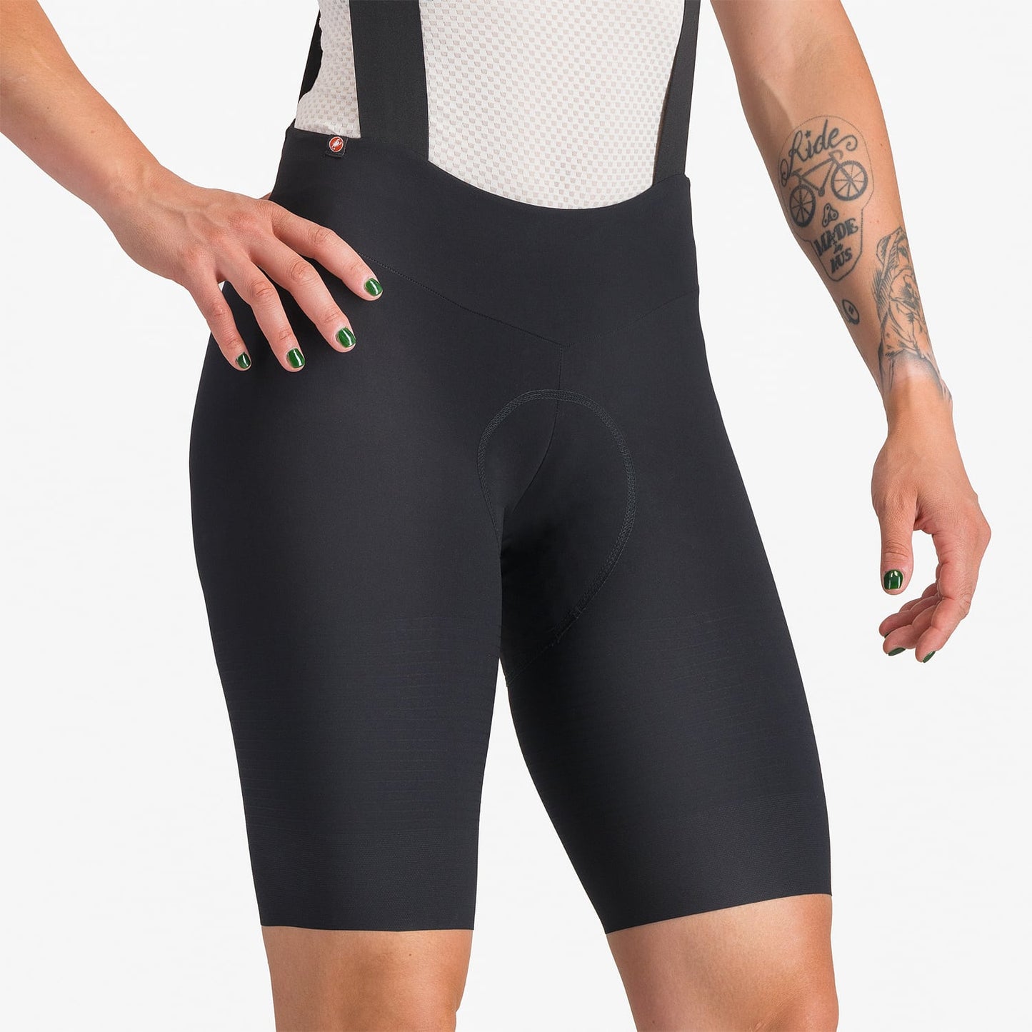 CASTELLI PREMIO EVO DT Damen Kurz Trägerhose Schwarz