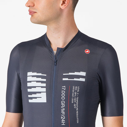 Trikot CASTELLI ESPRESSO R--A/D Kurzarm Blau