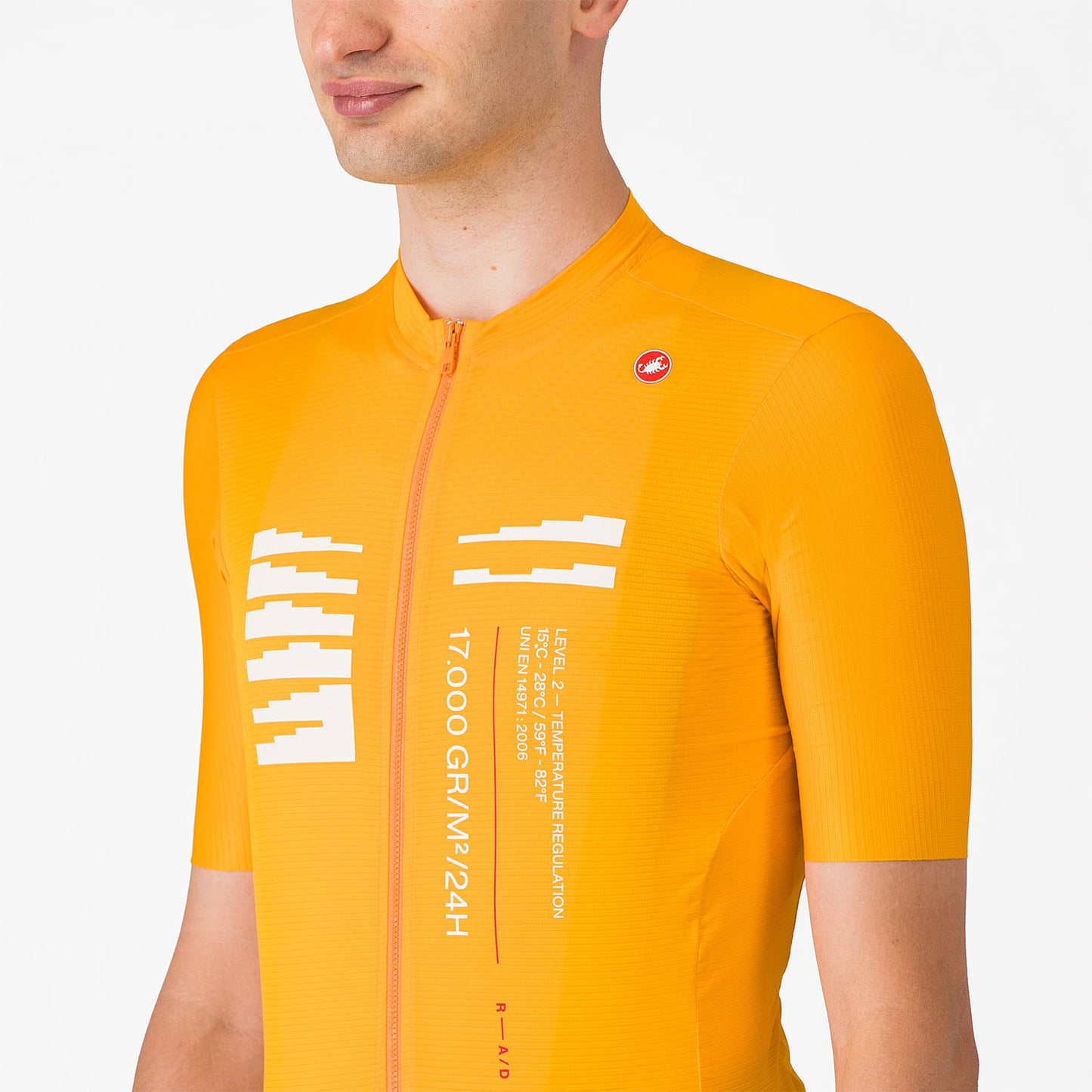 CASTELLI ESPRESSO R--A/D Trikot Kurzarm Orange