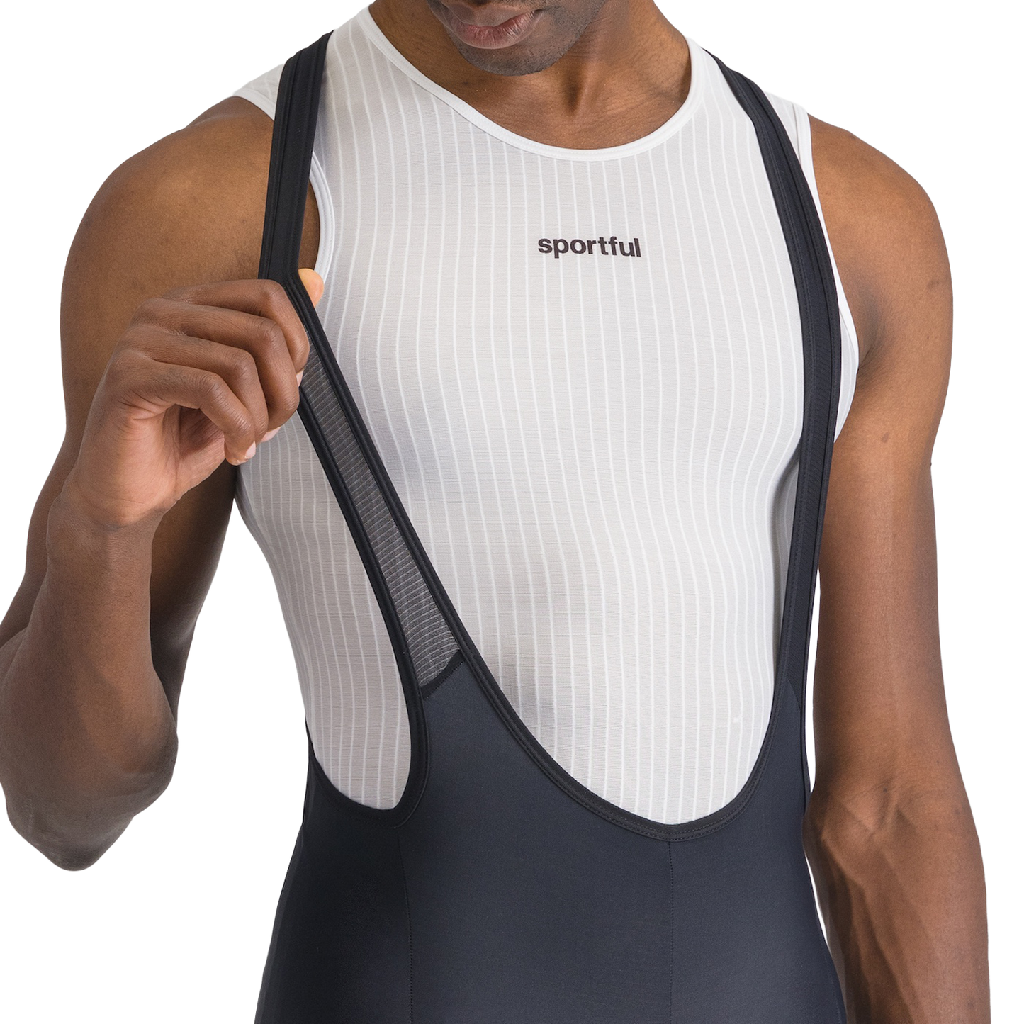SPORTFUL PULSE Kurze Trägerhose Schwarz