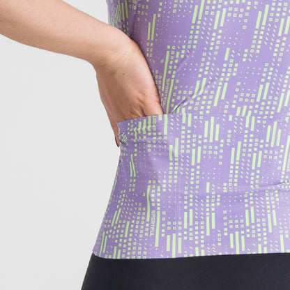 Einteiler SPORTFUL G-SUIT Kurzarm Damen Schwarz/Violett