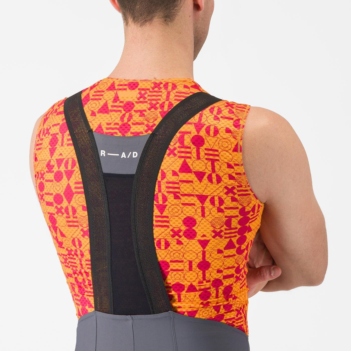 CASTELLI ESPRESSO R--A/D Kurze Trägerhose Rauchgrau