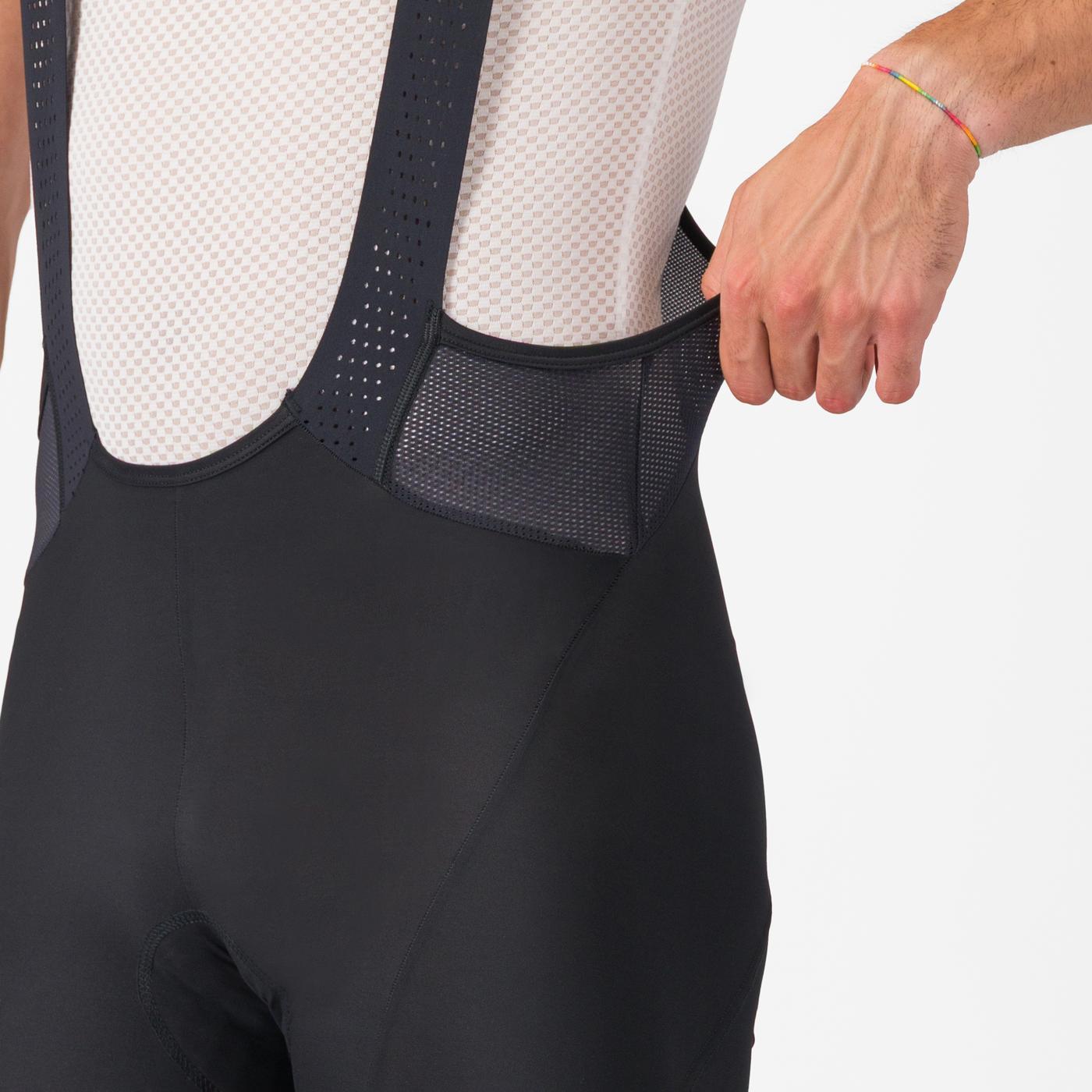 CASTELLI ENDURANCE 4 Kurze Trägerhose Schwarz
