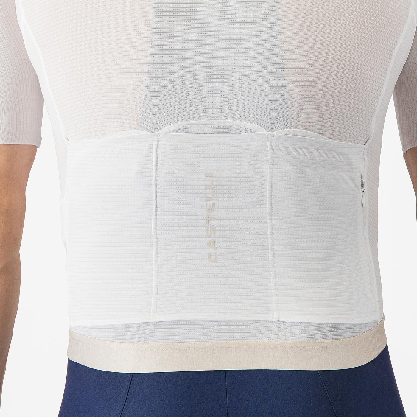 Trikot CASTELLI ESPRESSO 2 Kurzarm Elfenbein