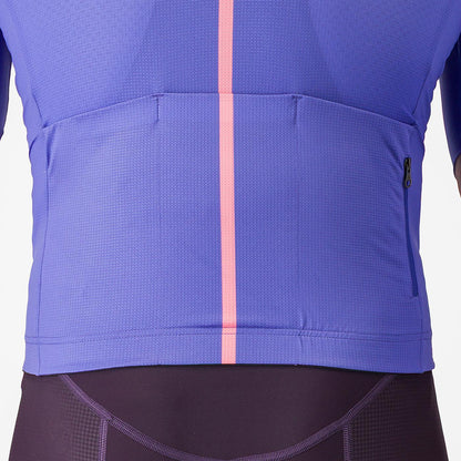 Trikot CASTELLI DRITTONE LOGO Kurzarm Violett
