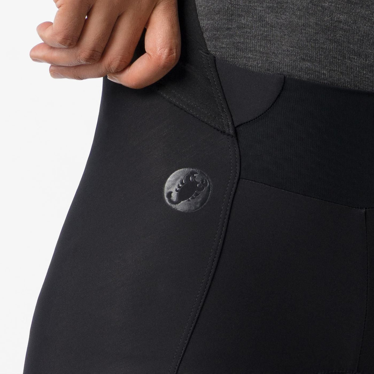 Lange Trägerhose CASTELLI ESPRESSO 2 DT Damen Schwarz