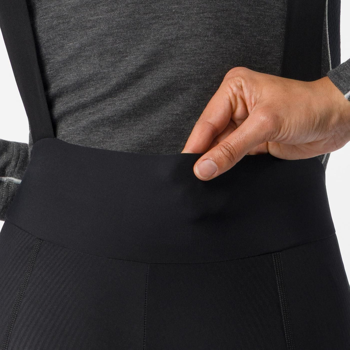 Lange Trägerhose CASTELLI COMPETIZIONE DT Damen Schwarz