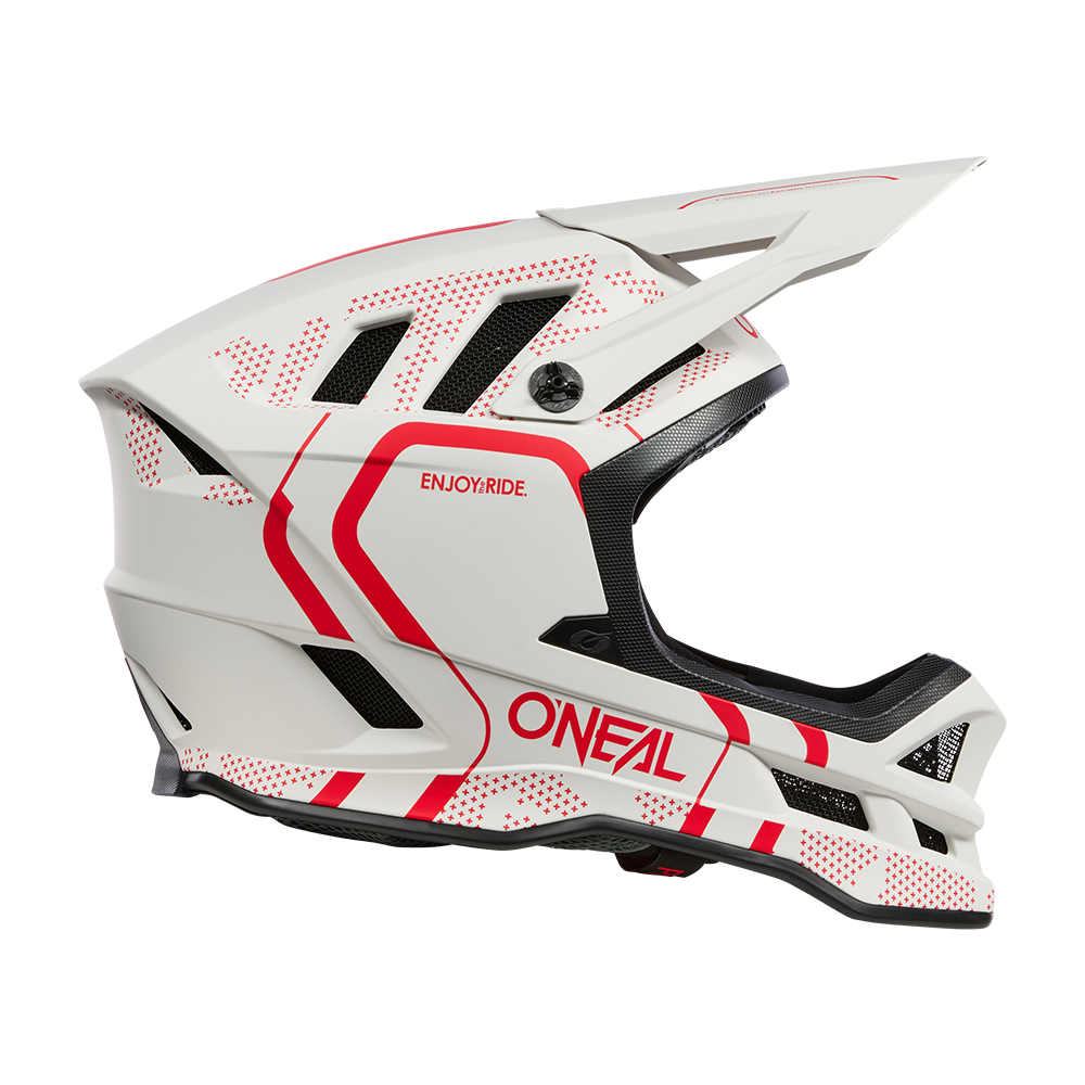 O'NEAL BLADE POLYACRYLITE STRIKE Mountainbike-Helm Weiß/Rot