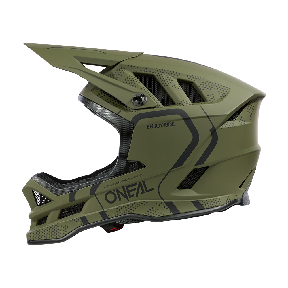 O'NEAL BLADE POLYACRYLITE STRIKE Mountainbike-Helm Grün/Schwarz