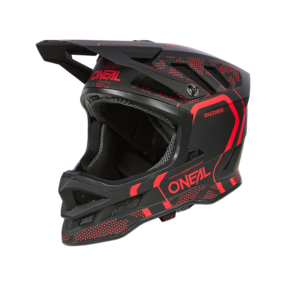 O'NEAL BLADE POLYACRYLITE STRIKE Mountainbike-Helm Schwarz/Rot