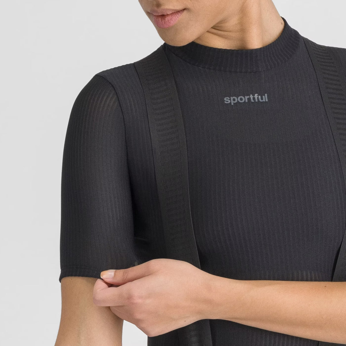 SPORTFUL WINTER Damen-Kurzarm-Unterhemd Schwarz