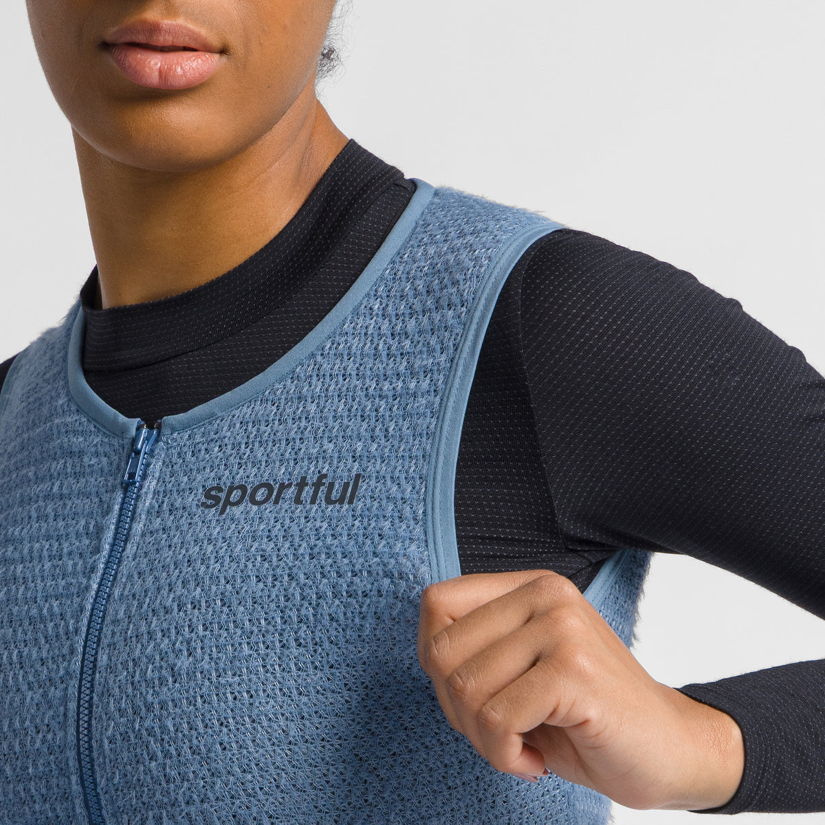 SPORTFUL ALPHA® ärmelloses Damen-Funktionsunterhemd Blau