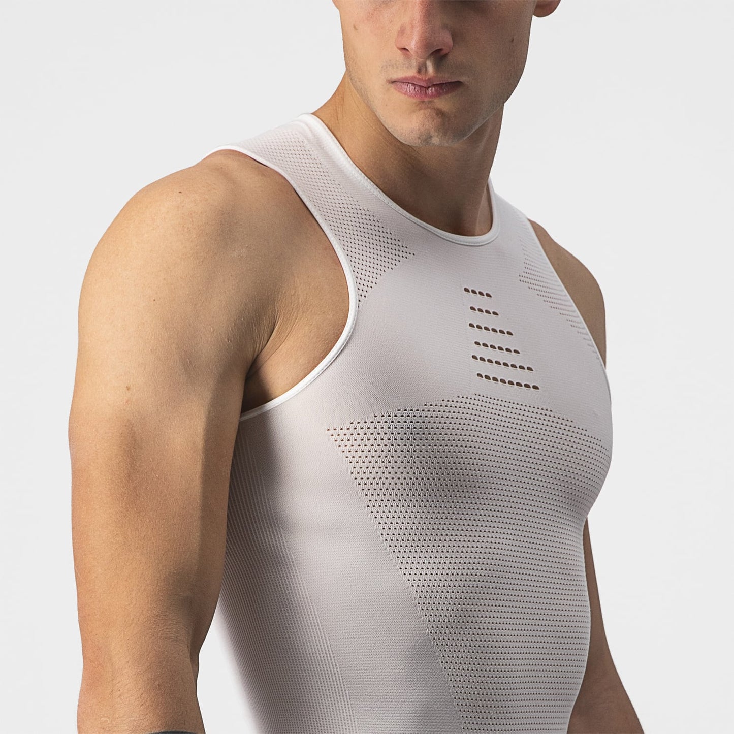 Unterwäsche CASTELLI CORE SEAMLESS Ärmellos Weiß