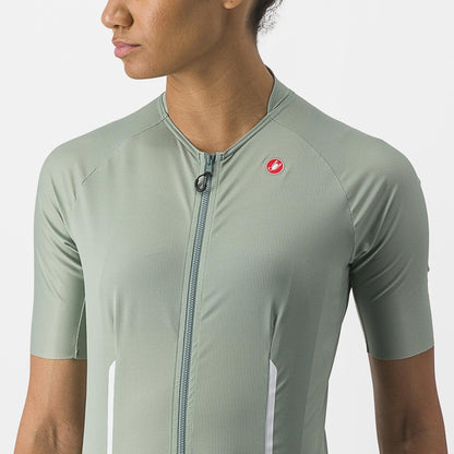 Trikot CASTELLI ENDURANCE W Damen Kurzarm Grün