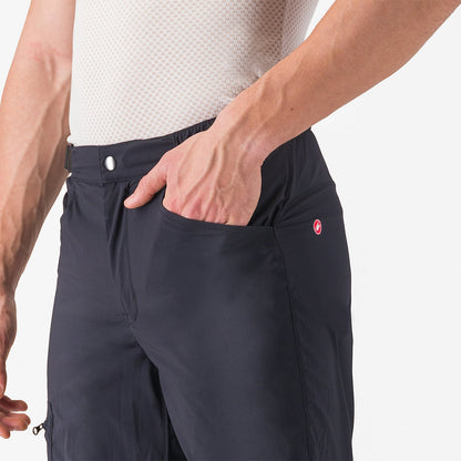 Short CASTELLI UNLIMITED ADVENTURE BAGGY Schwarz