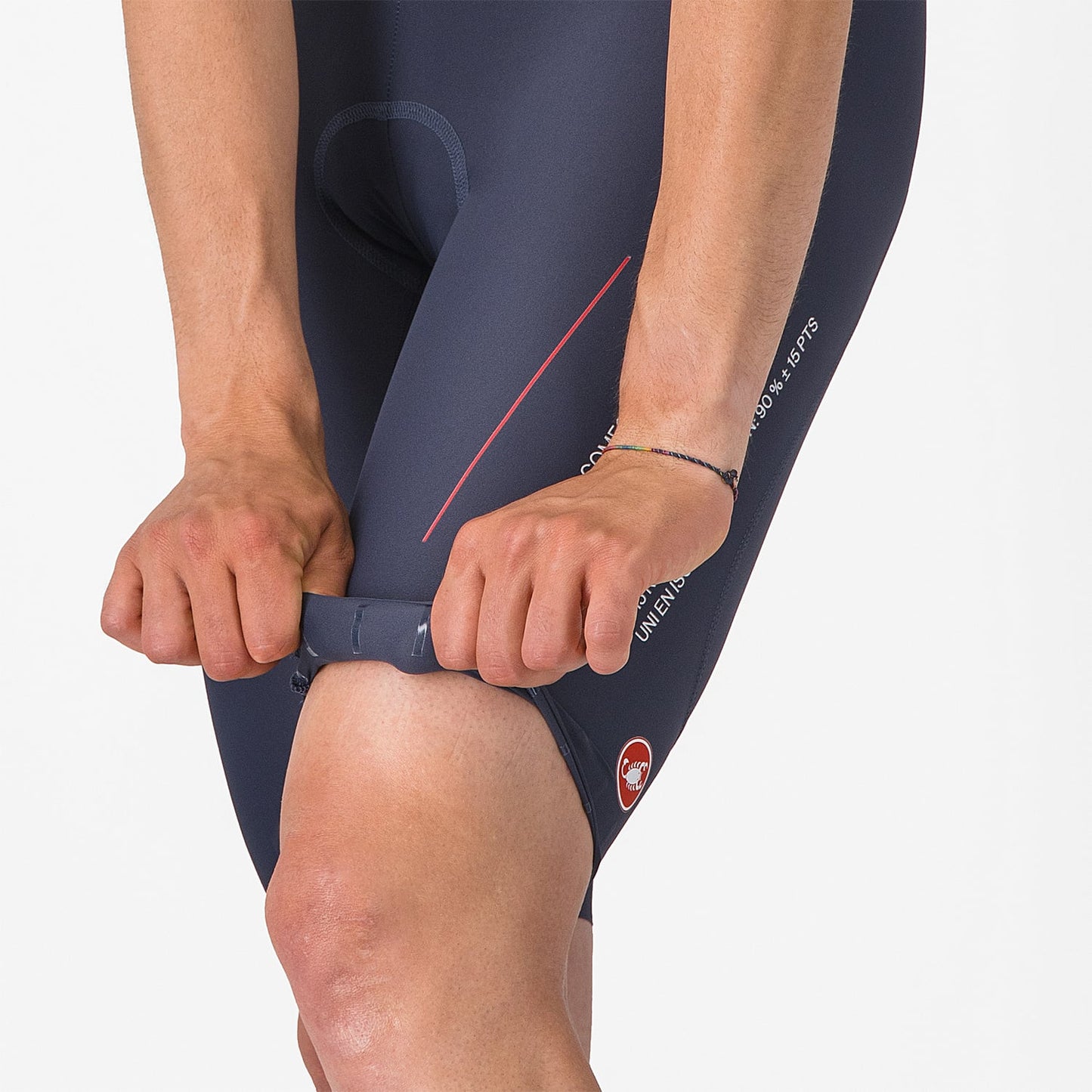 CASTELLI ESPRESSO R--A/D Kurze Trägerhose Blau