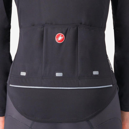 Jacke CASTELLI PERFETTO RoS 3 Damen Schwarz/Schwarz Reflex