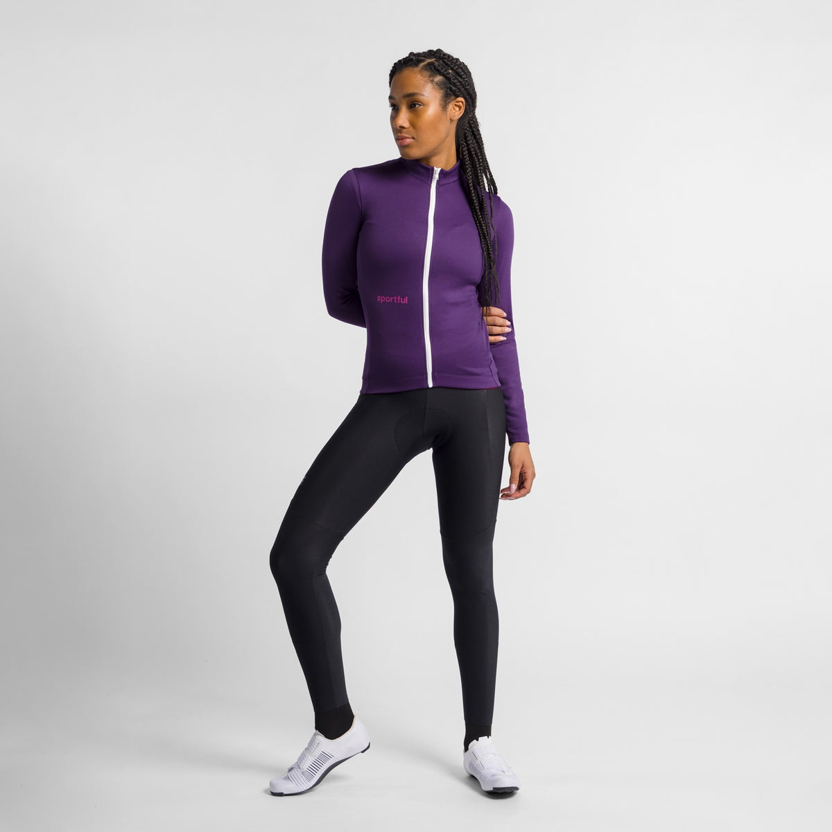 SPORTFUL CLASSIC Damen-Langarmtrikot Violett