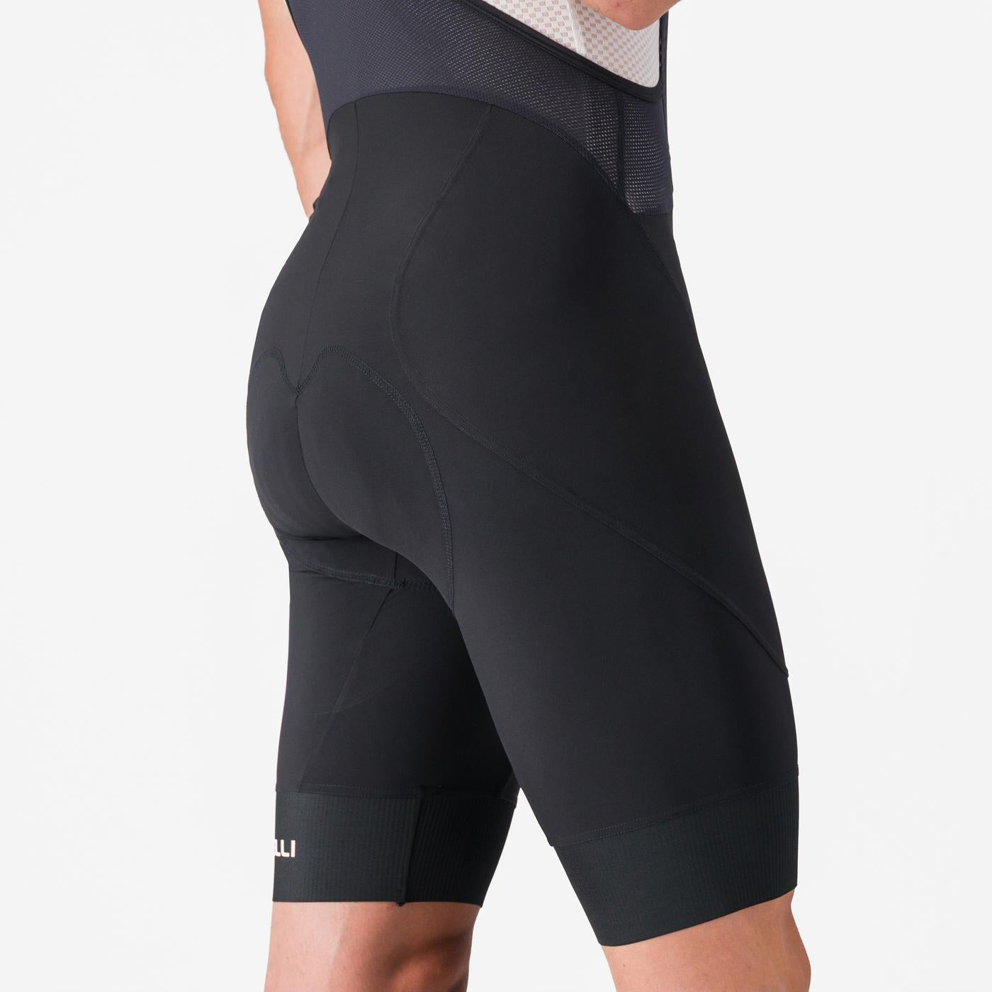 CASTELLI ENDURANCE 4 Kurze Trägerhose Schwarz