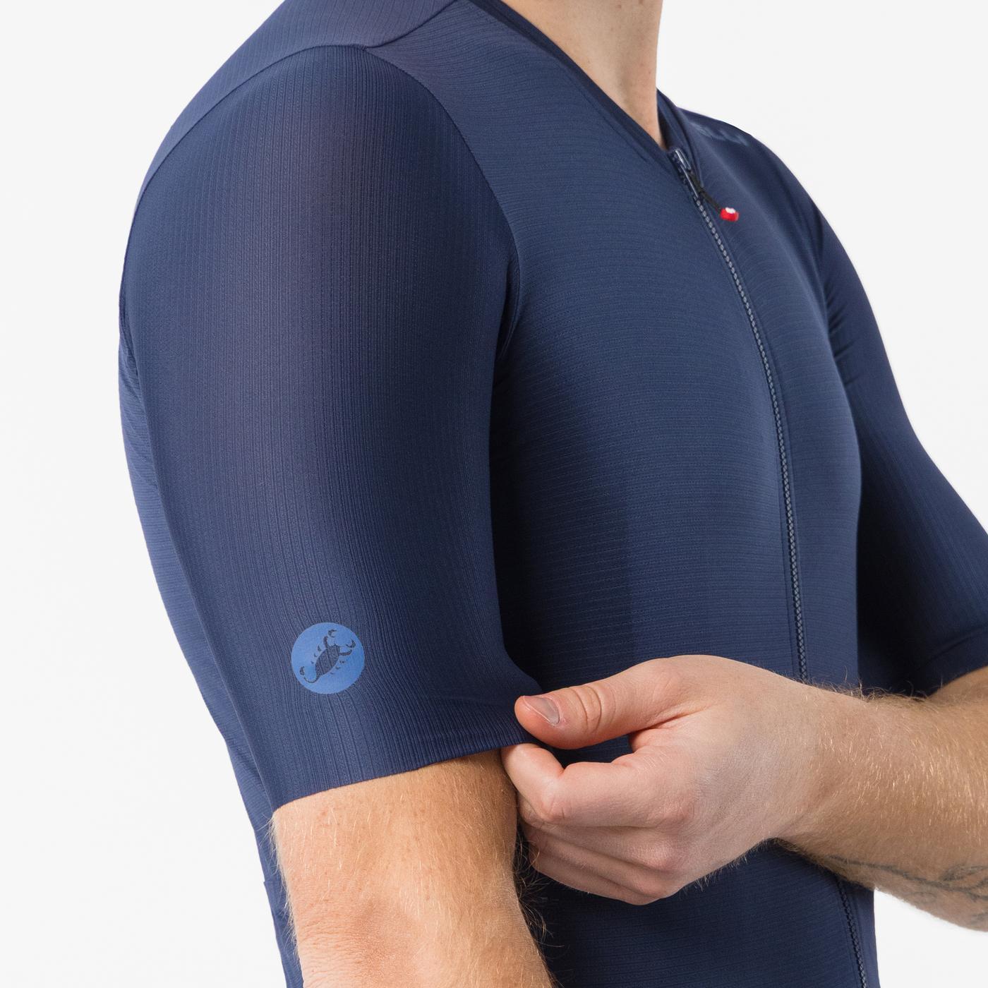 CASTELLI ESPRESSO 2 Trikot Kurzarm Blau