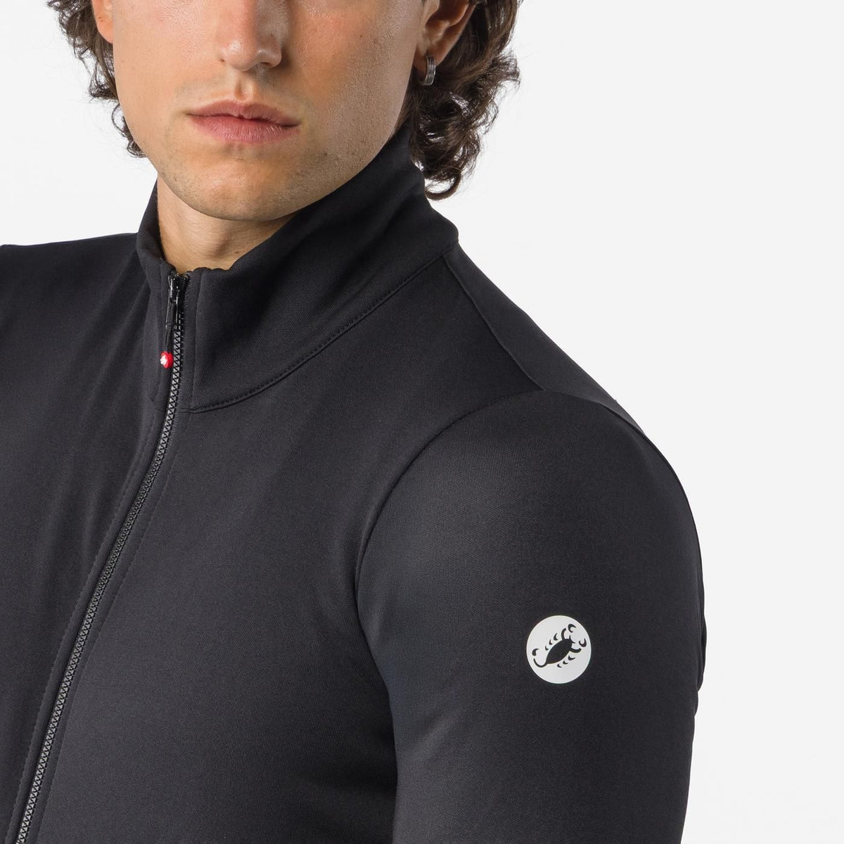 Trikot CASTELLI COMPETIZIONE THERMAL Langarm Schwarz