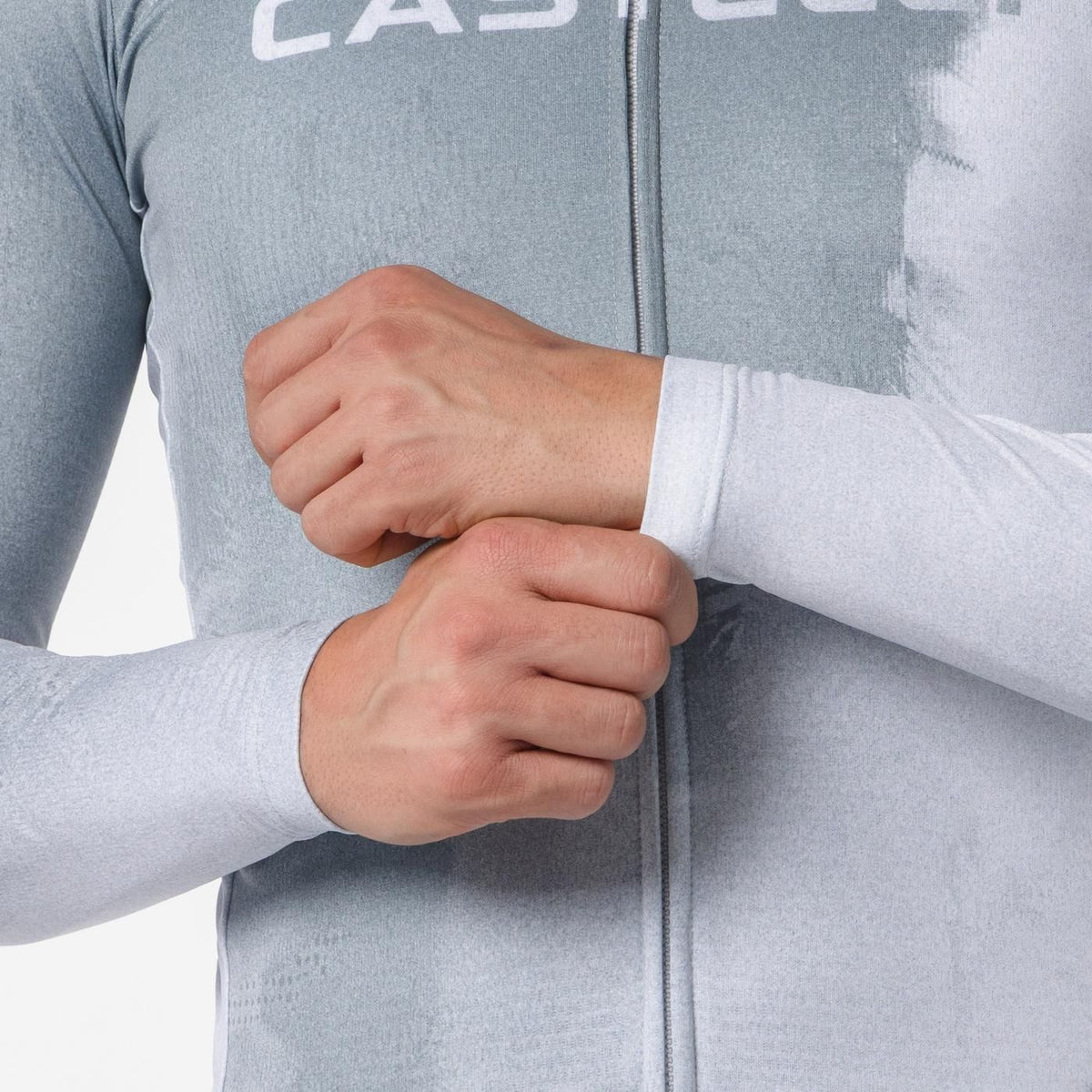 Trikot CASTELLI NEBULA THERMAL Langarm Grau