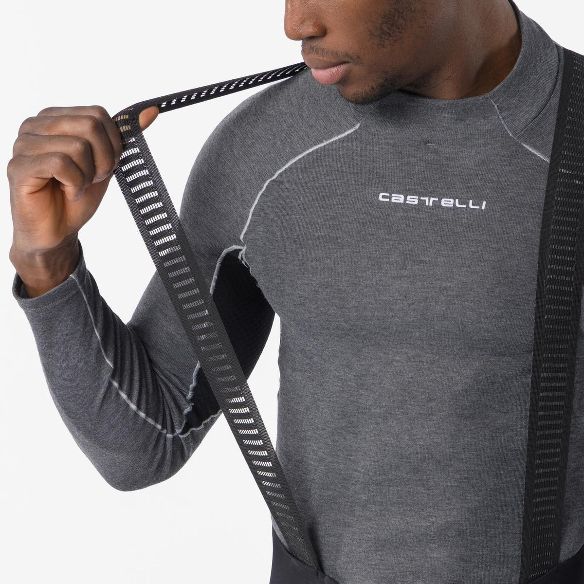 Lange Trägerhose CASTELLI ESPRESSO 2 Schwarz