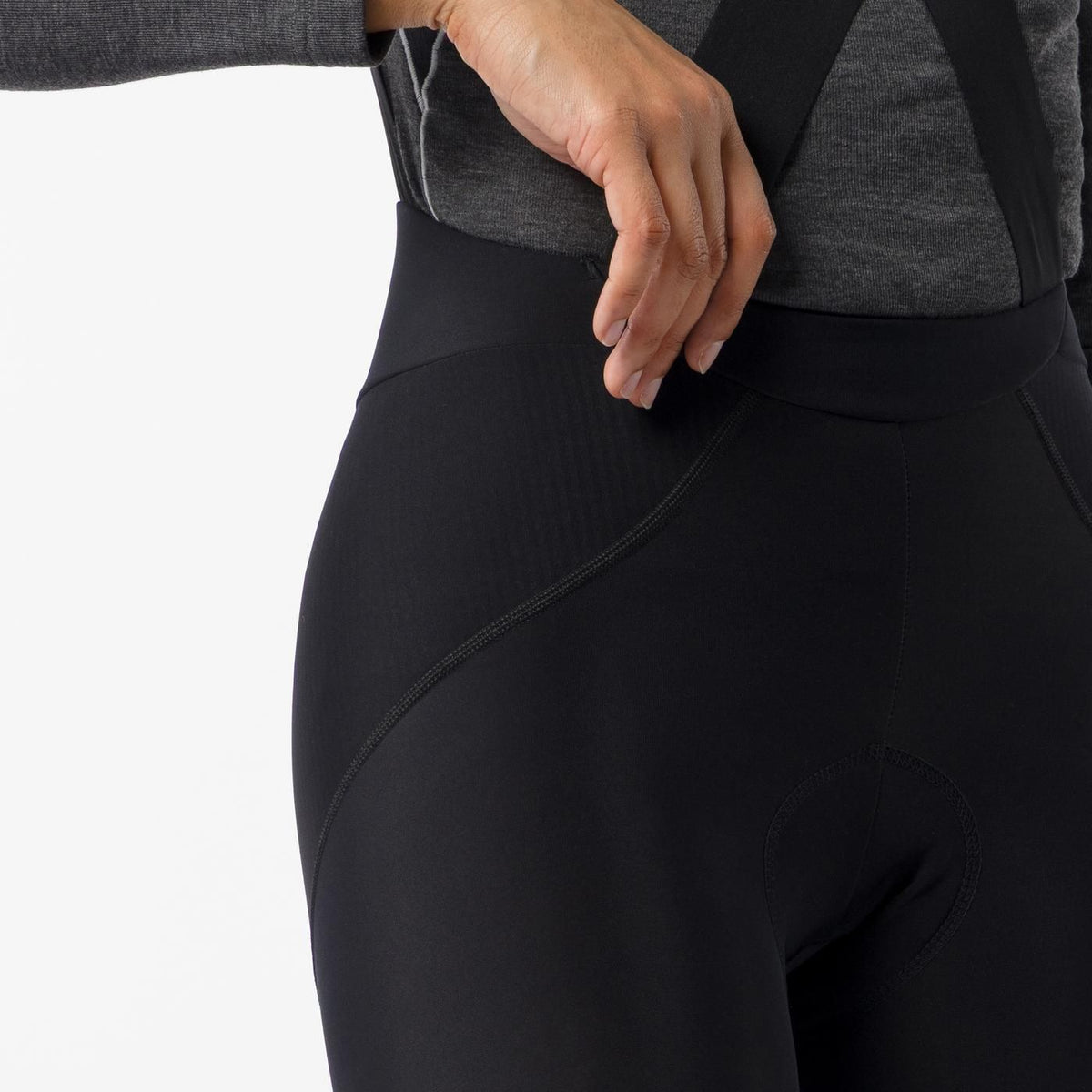 Lange Trägerhose CASTELLI COMPETIZIONE DT Damen Schwarz