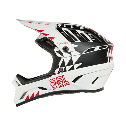 MTB-Helm O'NEAL BACKFLIP KNOX Weiß/Schwarz