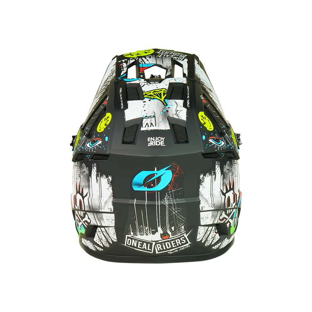 O'NEAL BACKFLIP RANCID MTB-Helm Schwarz/Weiß